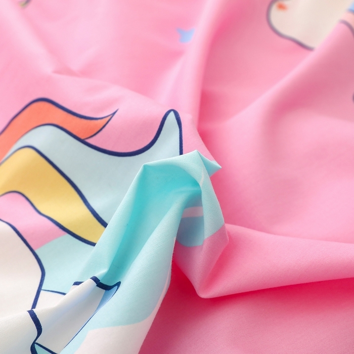 91家纺网 家纺一手货源 找家纺 2025年新款幼儿园全棉被子三件套宝宝入园纯棉六件套被褥午睡被套城堡小马