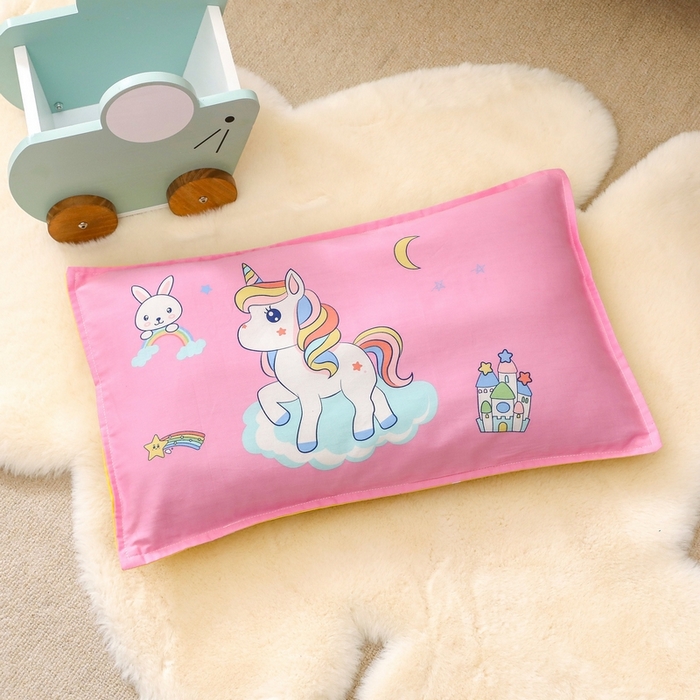 91家纺网 家纺一手货源 找家纺 2025年新款幼儿园全棉被子三件套宝宝入园纯棉六件套被褥午睡被套城堡小马