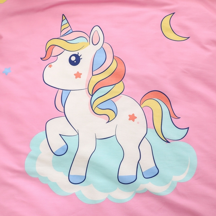 91家纺网 家纺一手货源 找家纺 2025年新款幼儿园全棉被子三件套宝宝入园纯棉六件套被褥午睡被套城堡小马