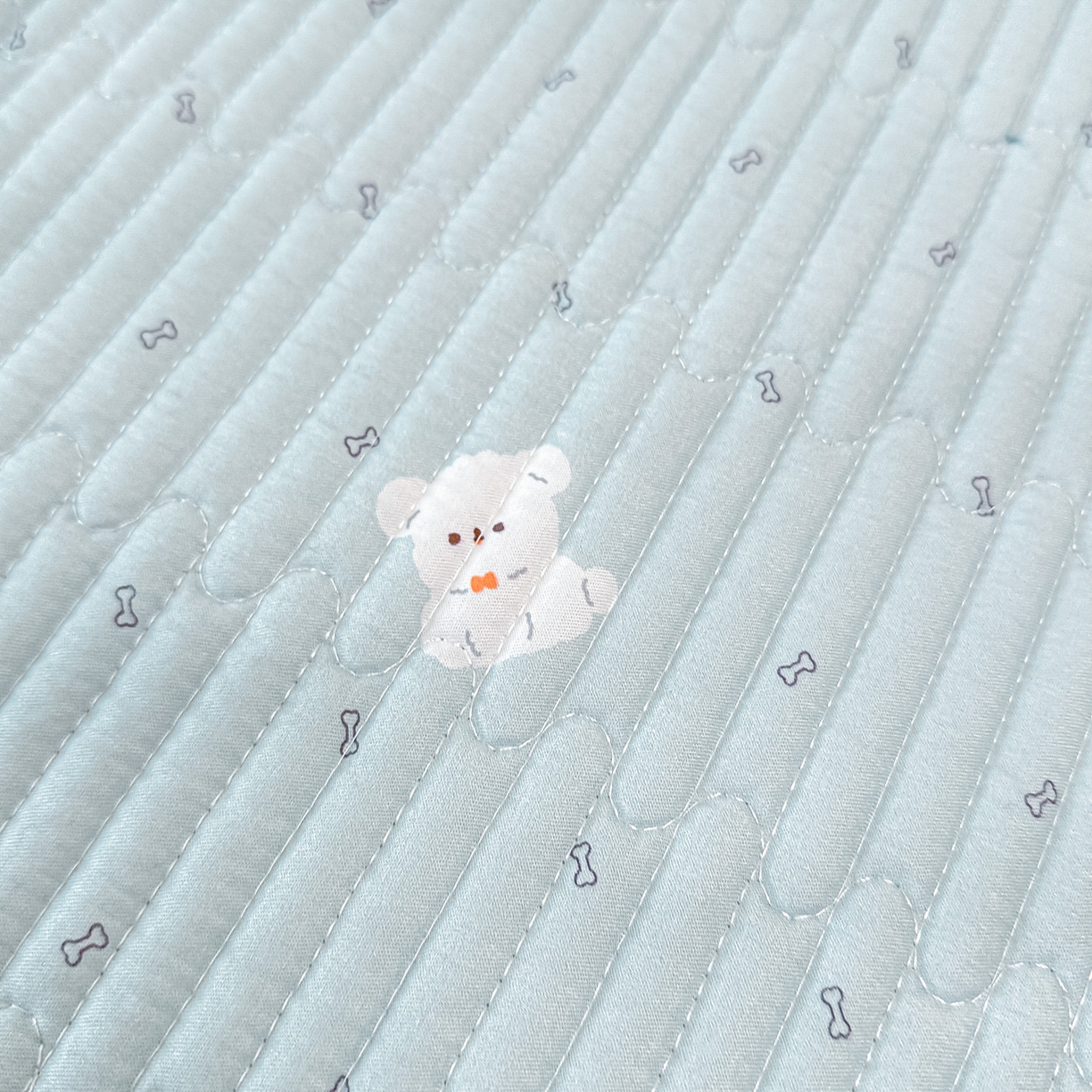 91家纺网 家纺一手货源 找家纺 橘夏家纺 2025新款莱赛尔天丝轻奢风多功能床盖三件套软凉席盖毯 萌宠小奶汪