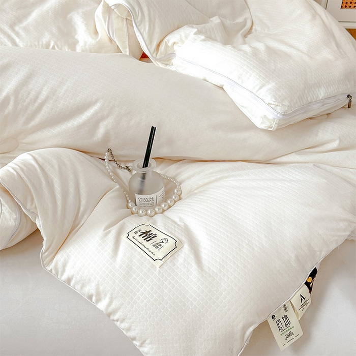 91家纺网 家纺一手货源 找家纺 （总）蓝雀翎 2025新款针织棉华夫格大豆被子母被被子被芯（添加微信要买家秀）