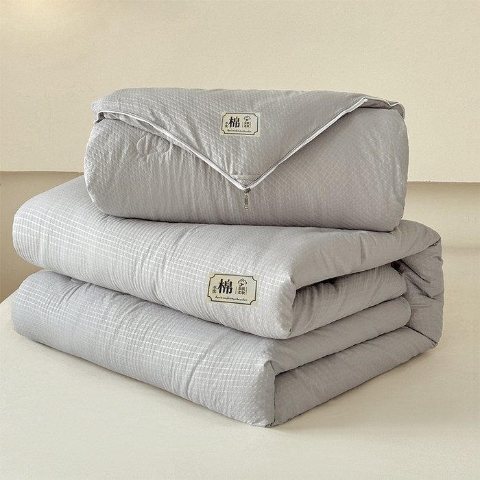 91家纺网 家纺一手货源 找家纺 （总）蓝雀翎 2025新款针织棉华夫格大豆被子母被被子被芯（添加微信要买家秀）