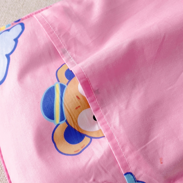 91家纺网 家纺一手货源 找家纺 2025年新款幼儿园全棉被子三件套宝宝入园纯棉六件套被褥午睡被套呆萌小兔