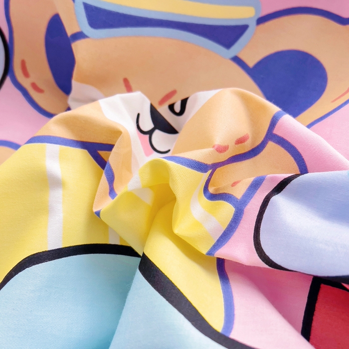 91家纺网 家纺一手货源 找家纺 2025年新款幼儿园全棉被子三件套宝宝入园纯棉六件套被褥午睡被套呆萌小兔