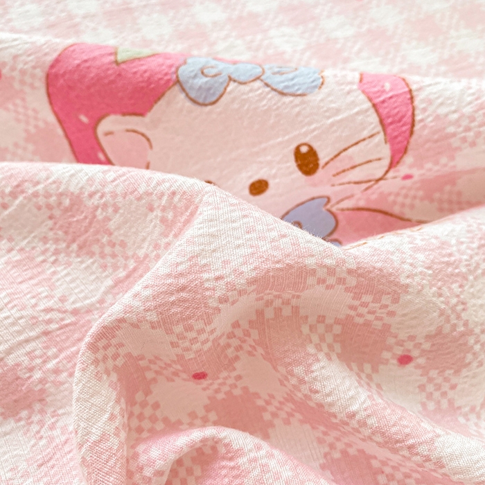 91家纺网 家纺一手货源 找家纺 眠势力 2025新款云感双层纱枕套ins奶油风云感超柔枕头套 乖乖兔