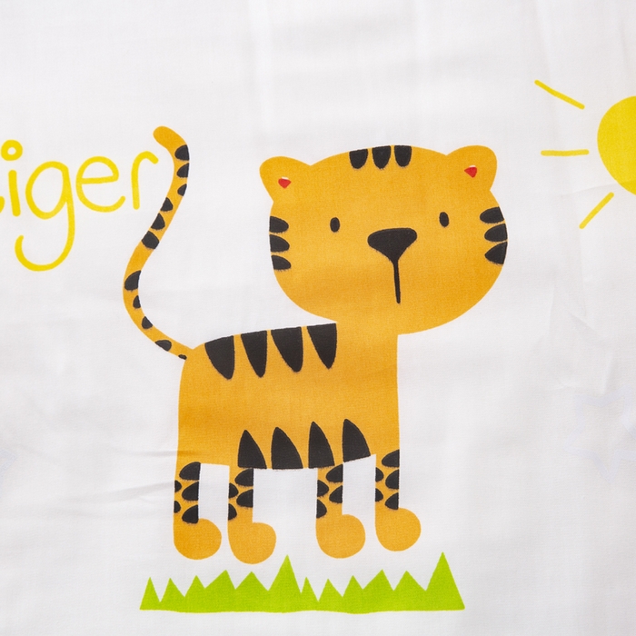 91家纺网 家纺一手货源 找家纺 2025年新款幼儿园全棉被子三件套宝宝入园纯棉六件套被褥午睡被套动物乐园