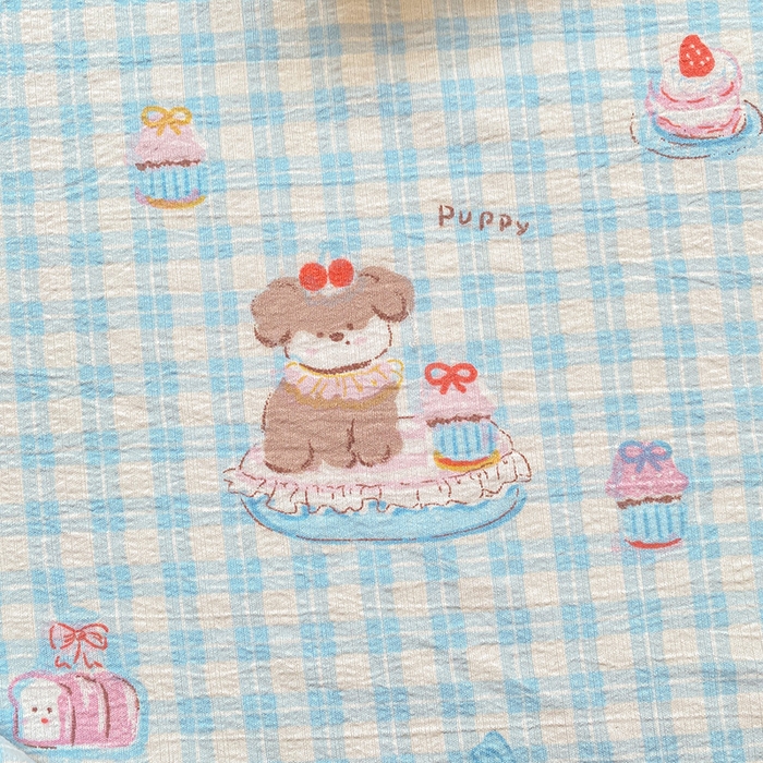 91家纺网 家纺一手货源 找家纺 眠势力 2025新款云感双层纱枕套ins奶油风云感超柔枕头套 淘气狗