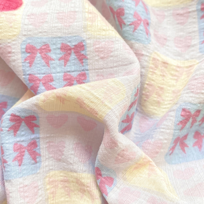 91家纺网 家纺一手货源 找家纺 眠势力 2025新款云感双层纱枕套ins奶油风云感超柔枕头套 甜樱蜜语