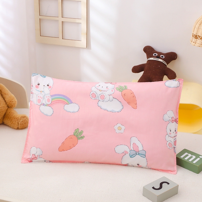 91家纺网 家纺一手货源 找家纺 2025年新款幼儿园全棉被子三件套宝宝入园纯棉六件套被褥午睡被套菲菲兔-粉