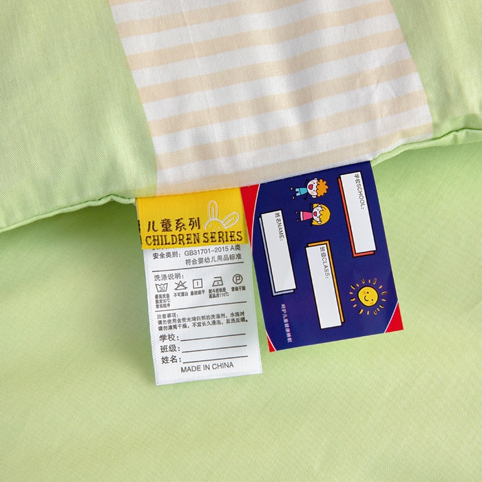 91家纺网 家纺一手货源 找家纺 2025年新款幼儿园全棉被子三件套宝宝入园纯棉六件套被褥午睡被套格子熊猫