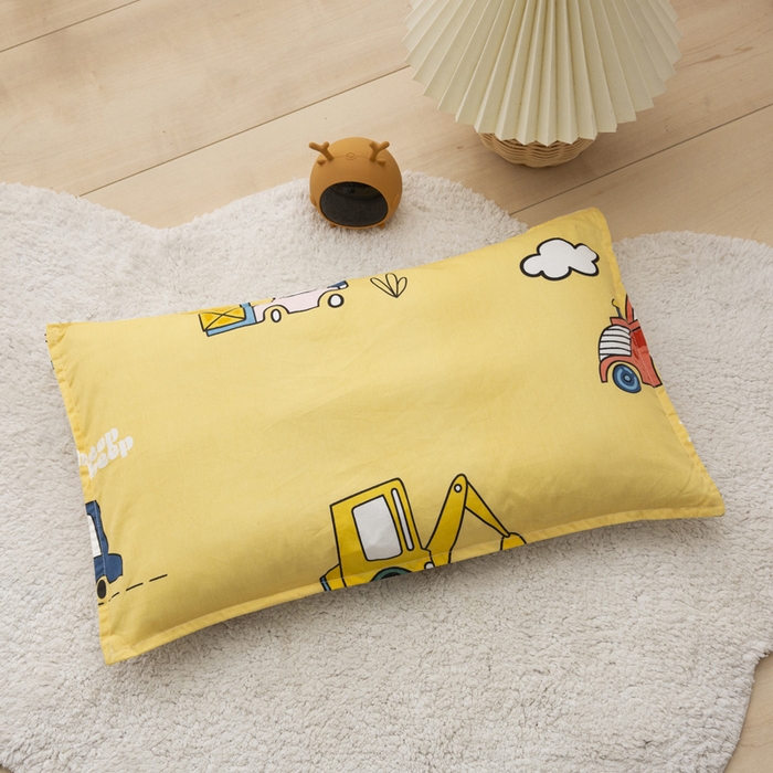 91家纺网 家纺一手货源 找家纺 2025年新款幼儿园全棉被子三件套宝宝入园纯棉六件套被褥午睡被套工程小分队