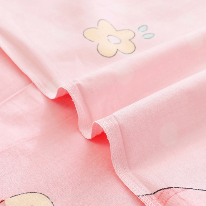 91家纺网 家纺一手货源 找家纺 2025年新款幼儿园全棉被子三件套宝宝入园纯棉六件套被褥午睡被套乖乖兔