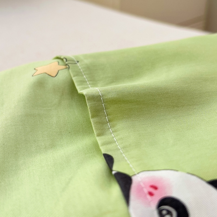 91家纺网 家纺一手货源 找家纺 2025年新款幼儿园全棉被子三件套宝宝入园纯棉六件套被褥午睡被套哈喽熊猫