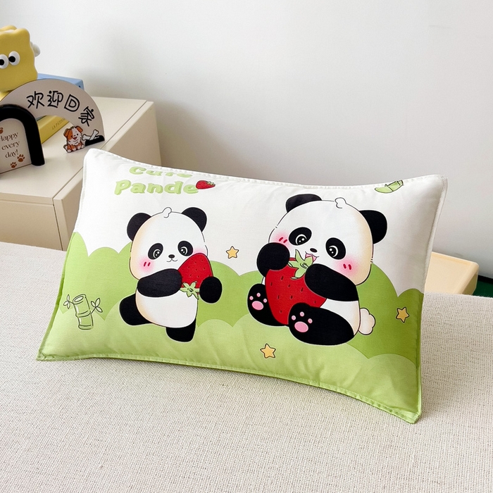 91家纺网 家纺一手货源 找家纺 2025年新款幼儿园全棉被子三件套宝宝入园纯棉六件套被褥午睡被套哈喽熊猫