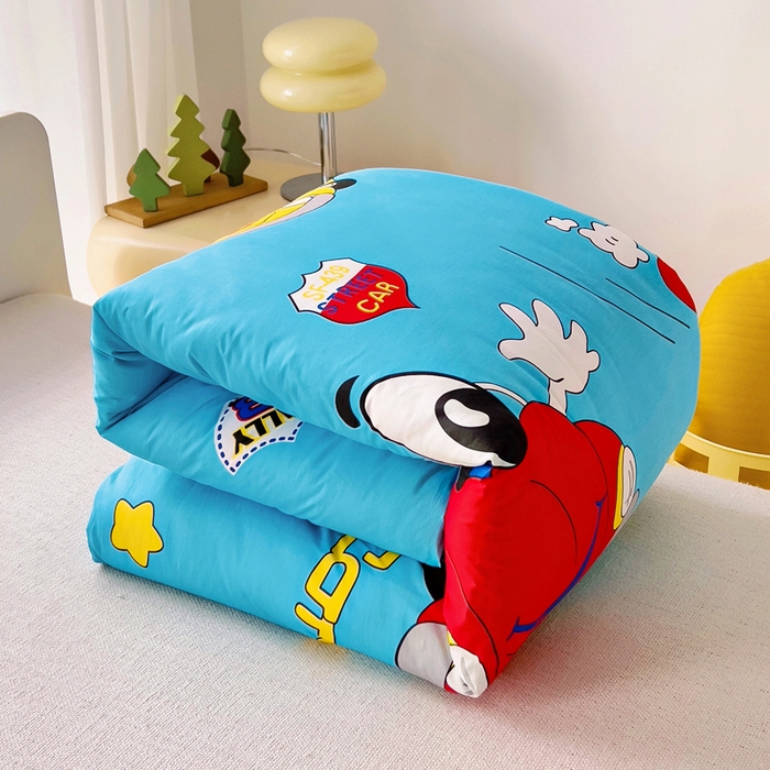 91家纺网 家纺一手货源 找家纺 2025年新款幼儿园全棉被子三件套宝宝入园纯棉六件套被褥午睡被套卡通汽车