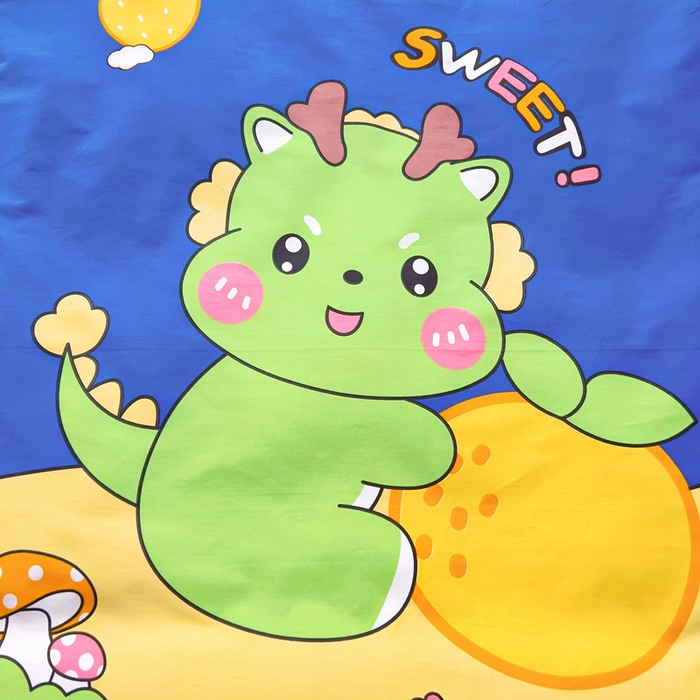 91家纺网 家纺一手货源 找家纺 2025年新款幼儿园全棉被子三件套宝宝入园纯棉六件套被褥午睡被套可爱恐龙