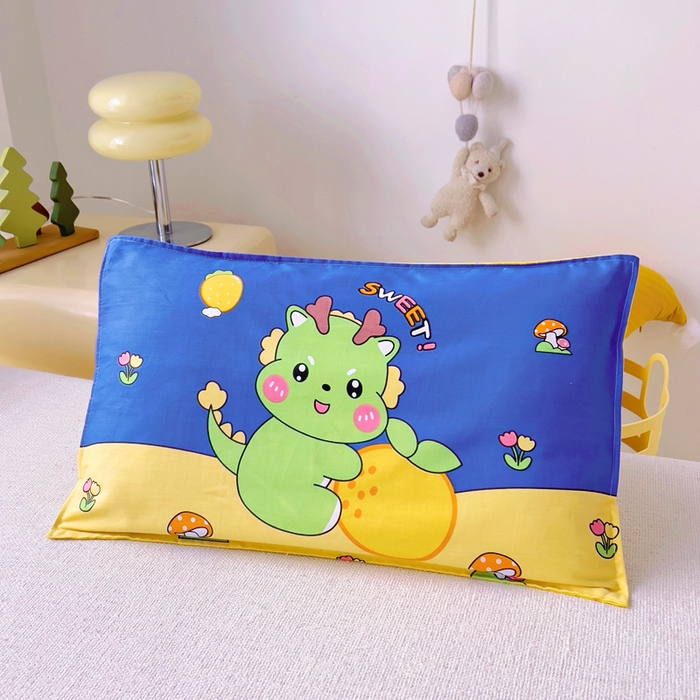 91家纺网 家纺一手货源 找家纺 2025年新款幼儿园全棉被子三件套宝宝入园纯棉六件套被褥午睡被套可爱恐龙