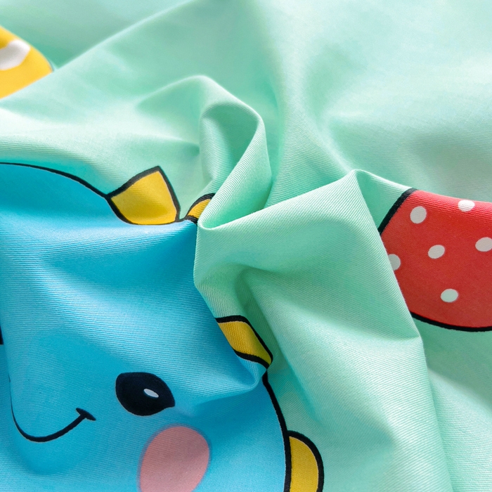 91家纺网 家纺一手货源 找家纺 2025年新款幼儿园全棉被子三件套宝宝入园纯棉六件套被褥午睡被套恐龙宝贝