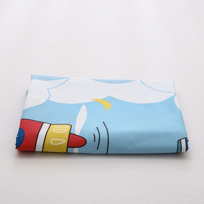 91家纺网 家纺一手货源 找家纺 2025年新款幼儿园全棉被子三件套宝宝入园纯棉六件套被褥午睡被套恐龙飞船