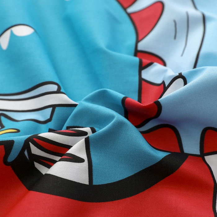 91家纺网 家纺一手货源 找家纺 2025年新款幼儿园全棉被子三件套宝宝入园纯棉六件套被褥午睡被套恐龙飞船