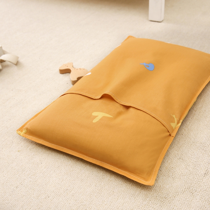 91家纺网 家纺一手货源 找家纺 2025年新款幼儿园全棉被子三件套宝宝入园纯棉六件套被褥午睡被套恐龙派对-黄