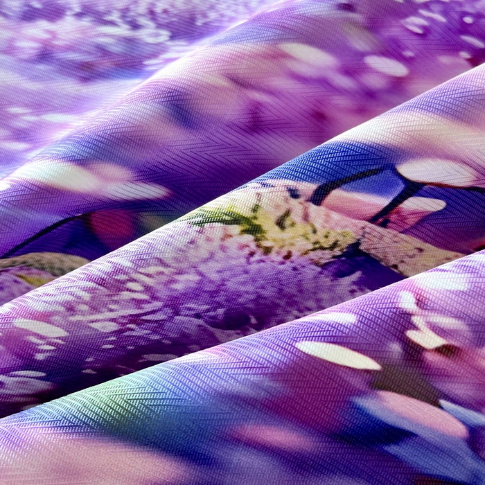 91家纺网 家纺一手货源 找家纺 云玲时尚 2025新款凉感高密冰丝印花枕套单品枕套枕套单件双人枕+内芯 云栖花坞