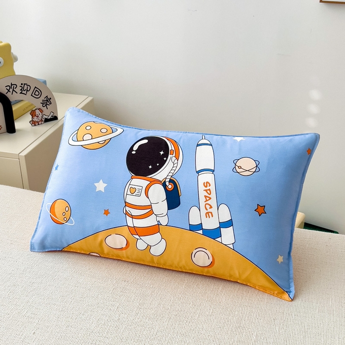 91家纺网 家纺一手货源 找家纺 2025年新款幼儿园全棉被子三件套宝宝入园纯棉六件套被褥午睡被套领航员