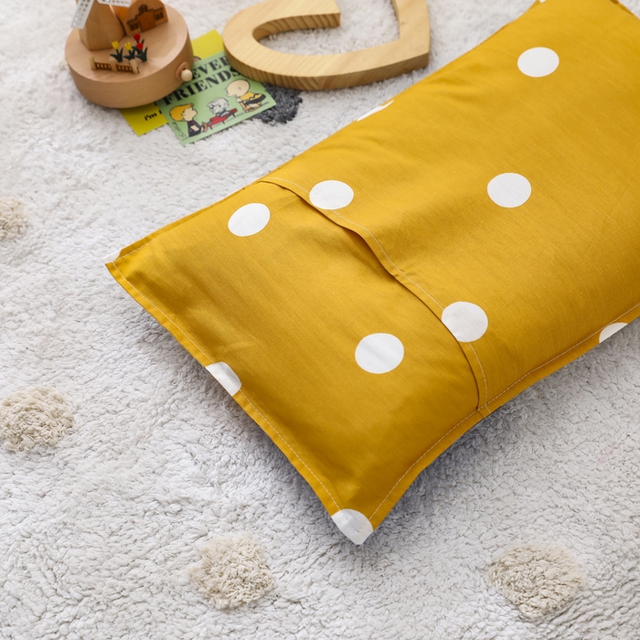 91家纺网 家纺一手货源 找家纺 2025年新款幼儿园全棉被子三件套宝宝入园纯棉六件套被褥午睡被套领结熊