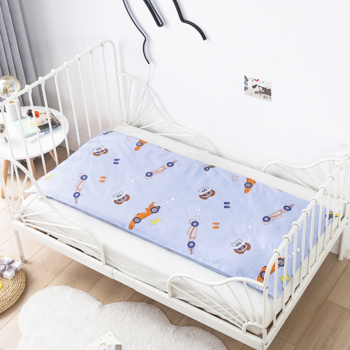 91家纺网 家纺一手货源 找家纺 2025年新款幼儿园全棉被子三件套宝宝入园纯棉六件套被褥午睡被套跑车时代