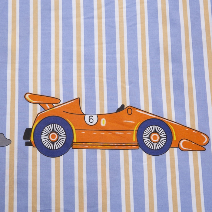 91家纺网 家纺一手货源 找家纺 2025年新款幼儿园全棉被子三件套宝宝入园纯棉六件套被褥午睡被套跑车时代