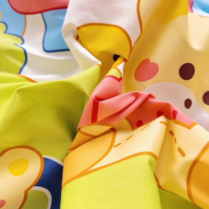 91家纺网 家纺一手货源 找家纺 2025年新款幼儿园全棉被子三件套宝宝入园纯棉六件套被褥午睡被套汽车小熊