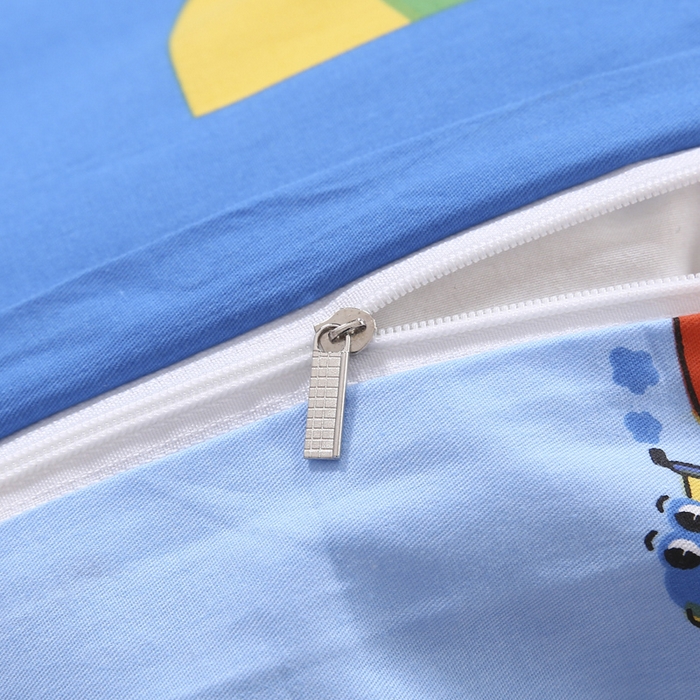 91家纺网 家纺一手货源 找家纺 2025年新款幼儿园全棉被子三件套宝宝入园纯棉六件套被褥午睡被套狮子挖机