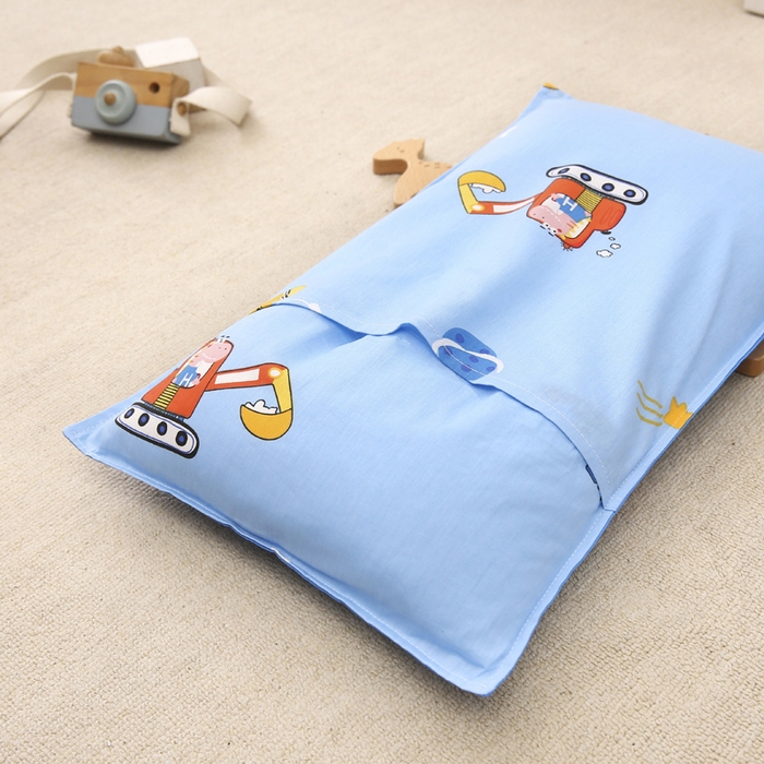 91家纺网 家纺一手货源 找家纺 2025年新款幼儿园全棉被子三件套宝宝入园纯棉六件套被褥午睡被套狮子挖机