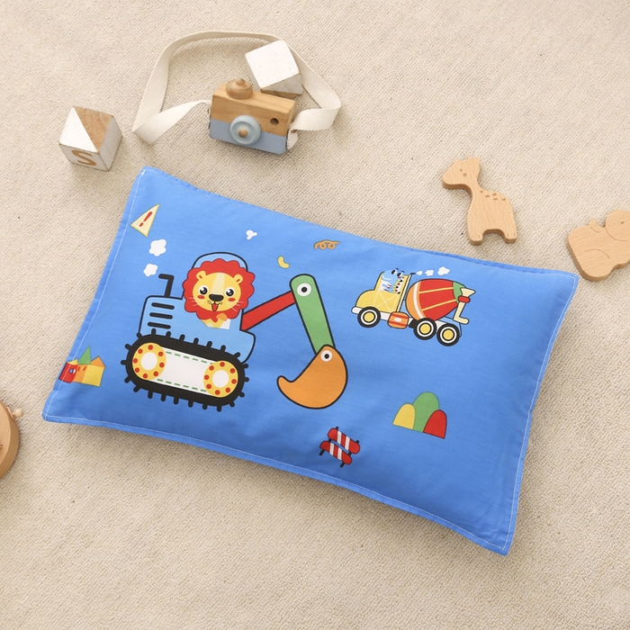 91家纺网 家纺一手货源 找家纺 2025年新款幼儿园全棉被子三件套宝宝入园纯棉六件套被褥午睡被套狮子挖机