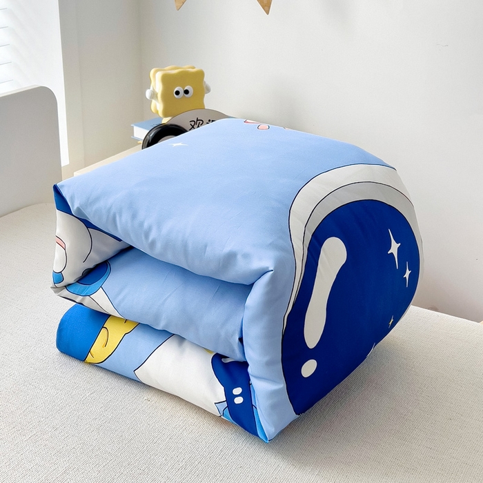 91家纺网 家纺一手货源 找家纺 2025年新款幼儿园全棉被子三件套宝宝入园纯棉六件套被褥午睡被套太空飞行