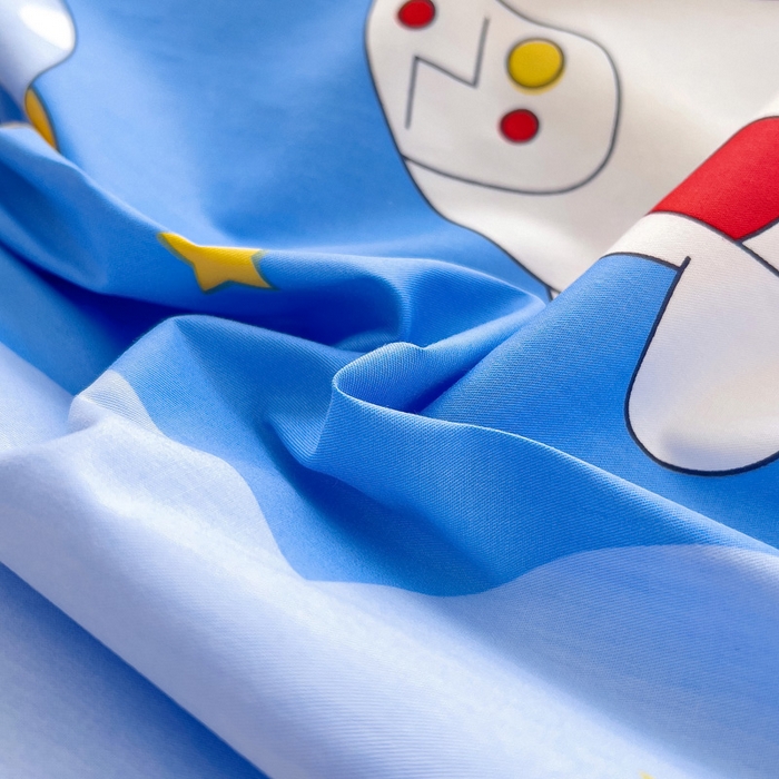 91家纺网 家纺一手货源 找家纺 2025年新款幼儿园全棉被子三件套宝宝入园纯棉六件套被褥午睡被套太空飞行