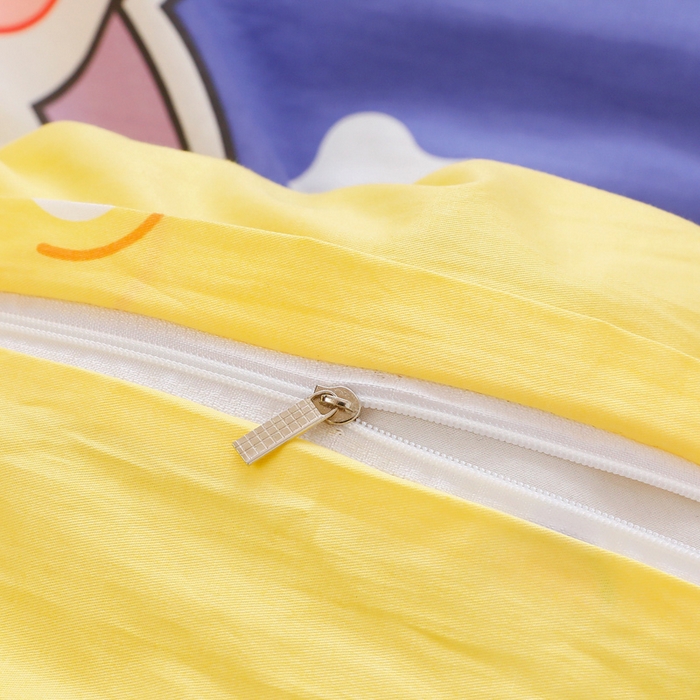 91家纺网 家纺一手货源 找家纺 2025年新款幼儿园全棉被子三件套宝宝入园纯棉六件套被褥午睡被套太空兔