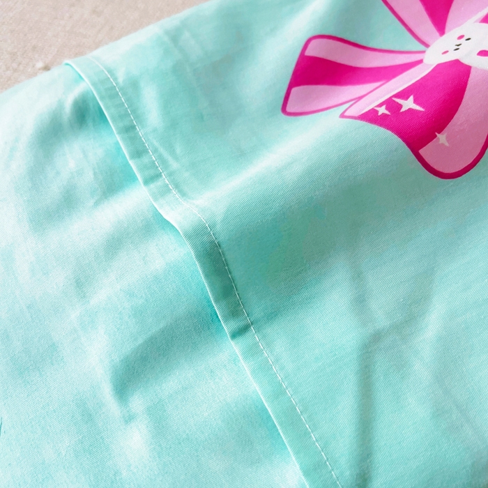 91家纺网 家纺一手货源 找家纺 2025年新款幼儿园全棉被子三件套宝宝入园纯棉六件套被褥午睡被套甜心女孩