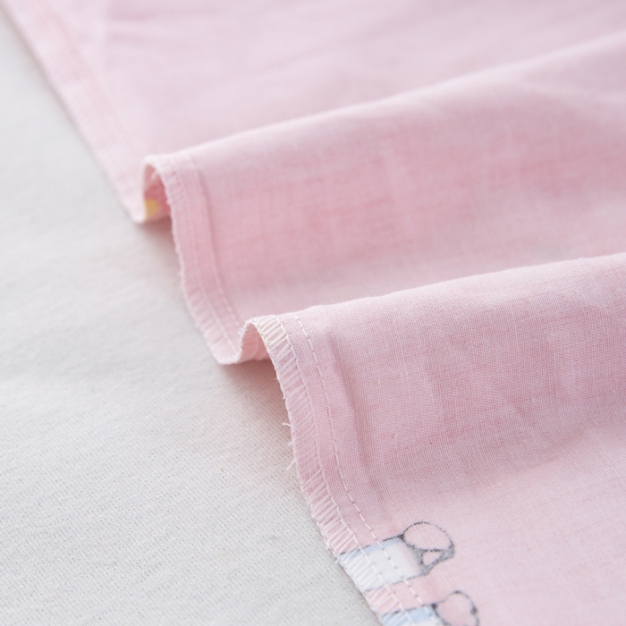 91家纺网 家纺一手货源 找家纺 2025年新款幼儿园全棉被子三件套宝宝入园纯棉六件套被褥午睡被套童话镇-粉