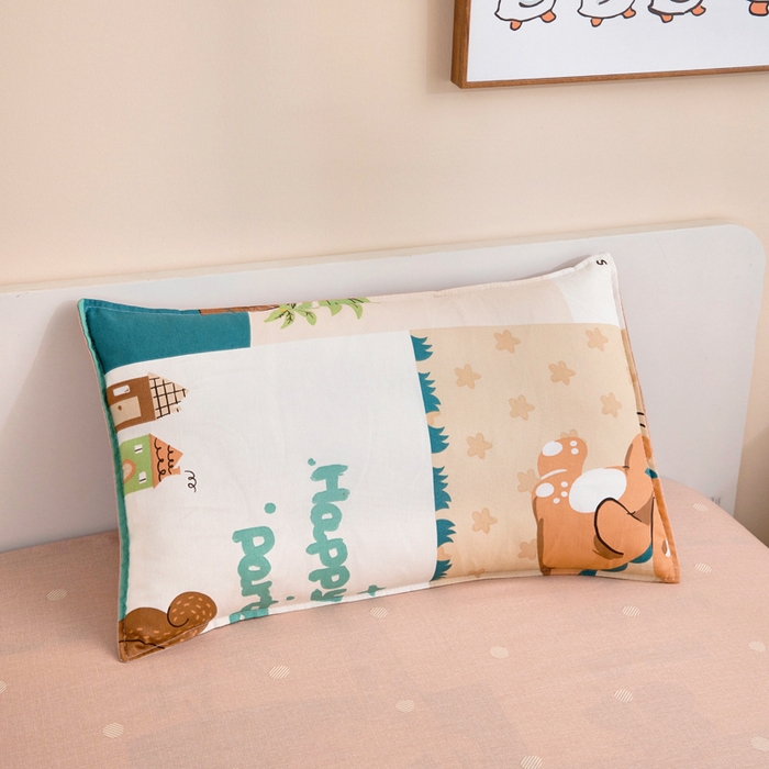 91家纺网 家纺一手货源 找家纺 2025年新款幼儿园全棉被子三件套宝宝入园纯棉六件套被褥午睡被套玩趣森林