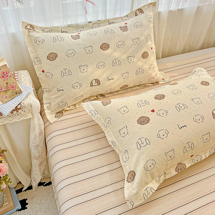 91家纺网 家纺一手货源 找家纺 （总）依庭 2025新款12868全棉纯棉单枕套单品枕套枕套单件