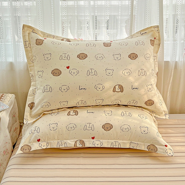 91家纺网 家纺一手货源 找家纺 （总）依庭 2025新款12868全棉纯棉单枕套单品枕套枕套单件