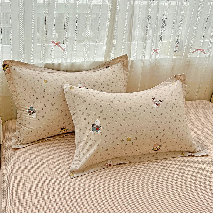 91家纺网 家纺一手货源 找家纺 （总）依庭 2025新款12868全棉纯棉单枕套单品枕套枕套单件