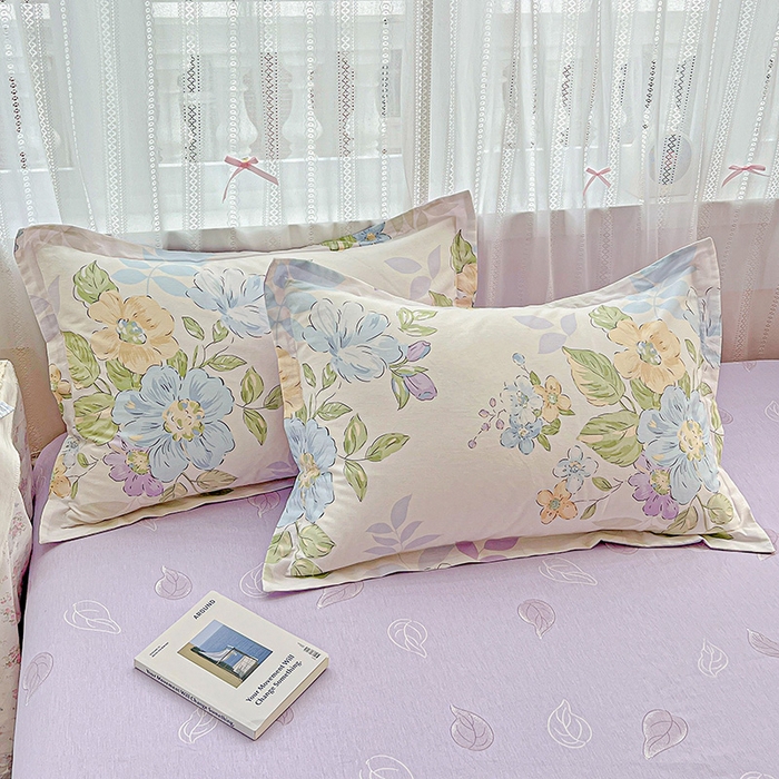 91家纺网 家纺一手货源 找家纺 （总）依庭 2025新款12868全棉纯棉单枕套单品枕套枕套单件