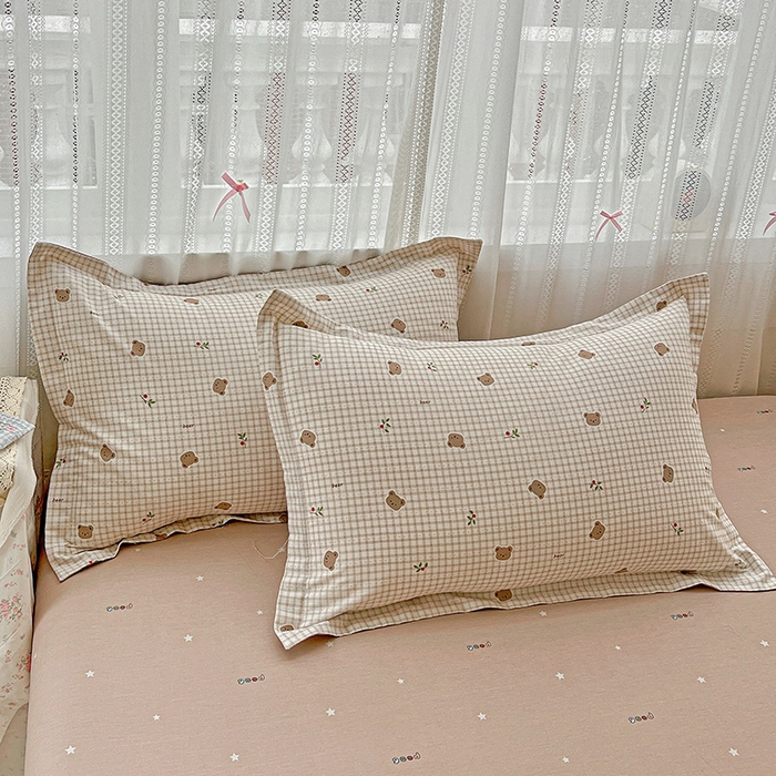 91家纺网 家纺一手货源 找家纺 （总）依庭 2025新款12868全棉纯棉单枕套单品枕套枕套单件