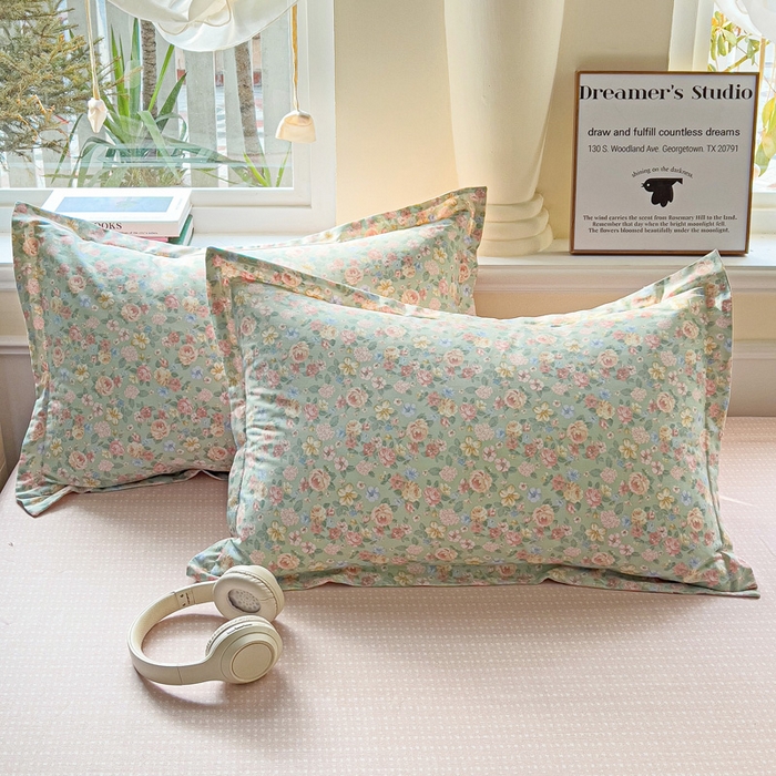 91家纺网 家纺一手货源 找家纺 （总）依庭 2025新款12868全棉纯棉单枕套单品枕套枕套单件