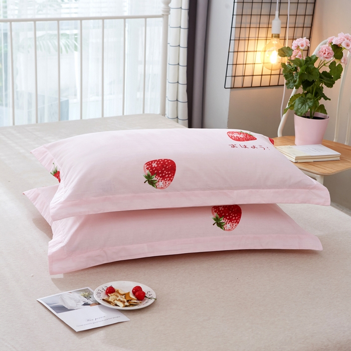 91家纺网 家纺一手货源 找家纺 （总）依庭 2025新款12868全棉纯棉单枕套单品枕套枕套单件