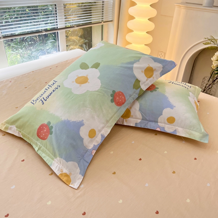 91家纺网 家纺一手货源 找家纺 （总）依庭 2025新款12868全棉纯棉单枕套单品枕套枕套单件