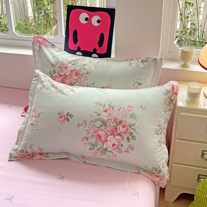 91家纺网 家纺一手货源 找家纺 （总）依庭 2025新款12868全棉纯棉单枕套单品枕套枕套单件