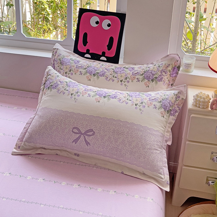 91家纺网 家纺一手货源 找家纺 （总）依庭 2025新款12868全棉纯棉单枕套单品枕套枕套单件